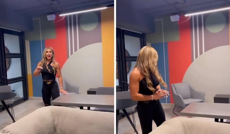 Nicole "Luli" Moreno muestra cómo serán los espacios comunes del edificio.