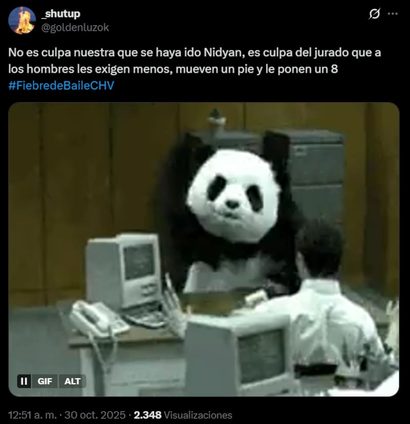 La española fue eliminada de Fiebre de Baile y generó varias reacciones en redes sociales.