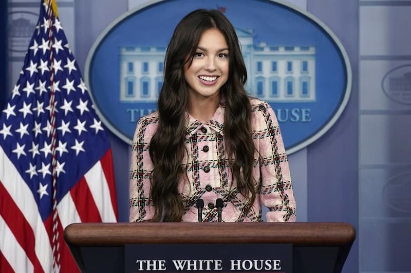Olivia Rodrigo en la Casa Blanca Olivia Rodrigo en la Casa Blanca. - Créditos: Instagram @oliviarodrigo.mx