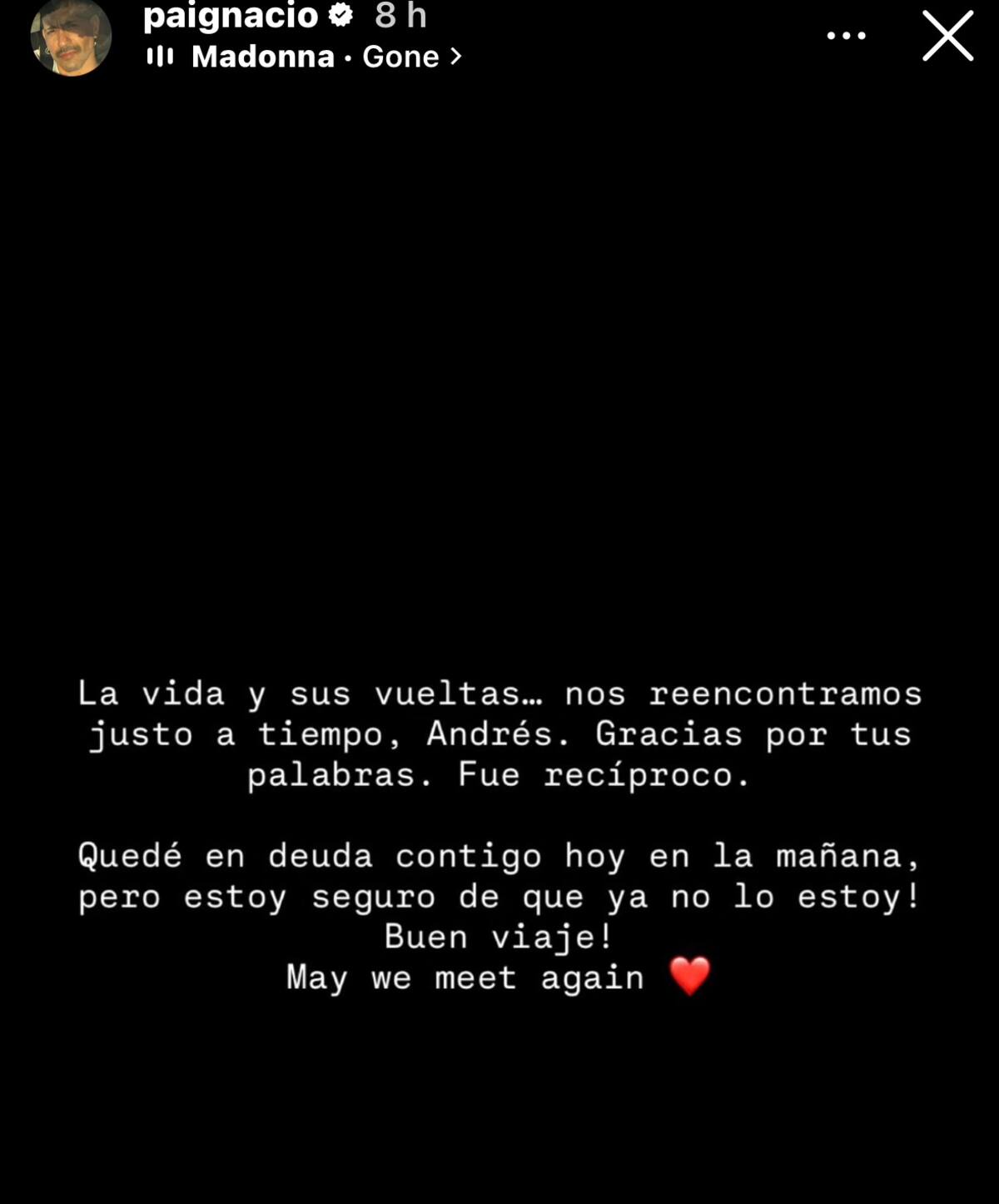 El periodista lamentó la partida de Andrés Caniulef.
