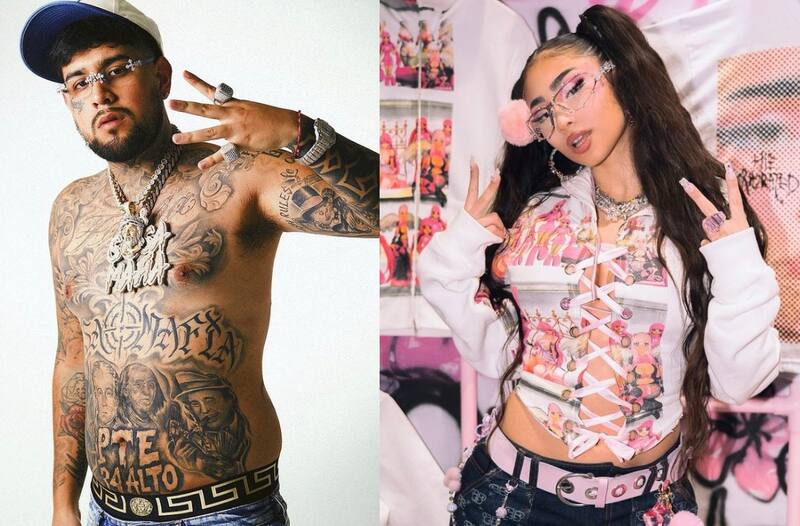 Paloma Mami y Julianno Sosa estuvieron presentes en el carrete de Marcianeke.