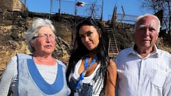 Pamela Díaz tuvo un emotivo encuentro con una pareja de adultos mayores que perdieron su hogar en la Quinta Región