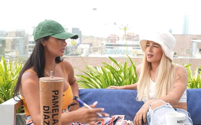 Pamela Díaz y Guarén se rieron de Nicole Block. Créditos: Pantallazo YouTube