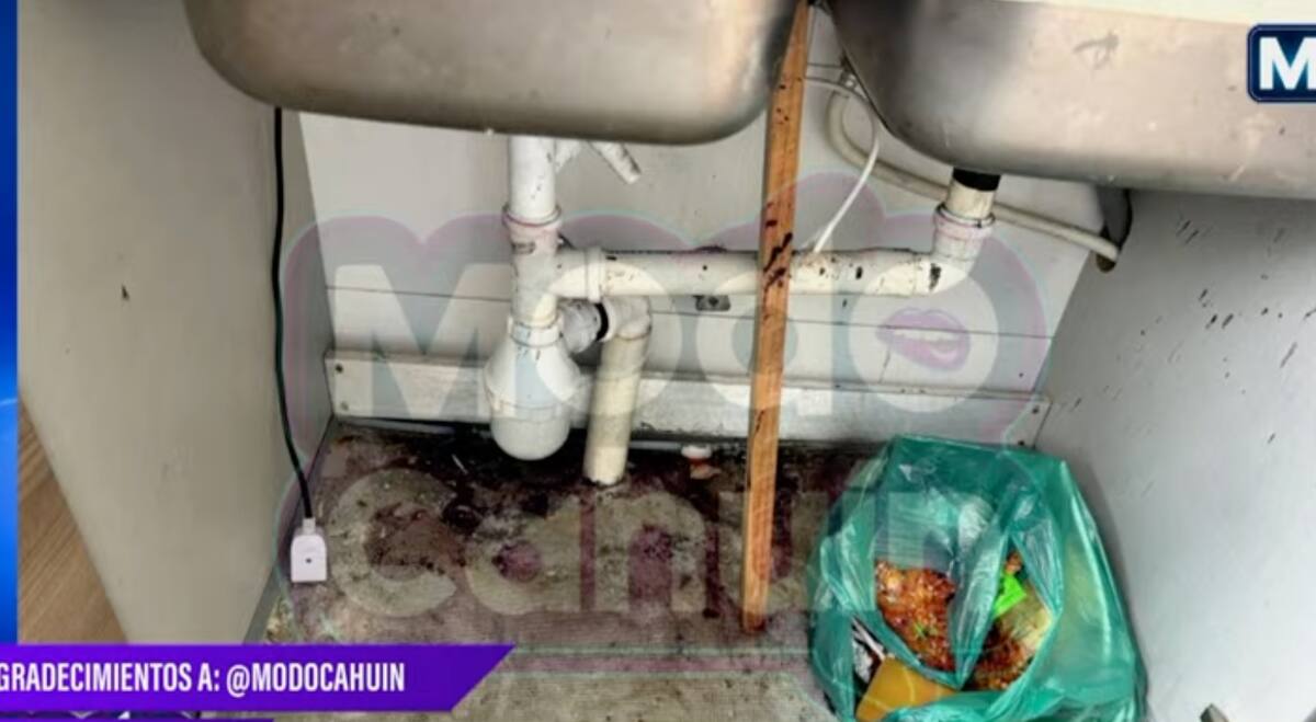 Así quedó la vivienda luego de que ambos se separaran.