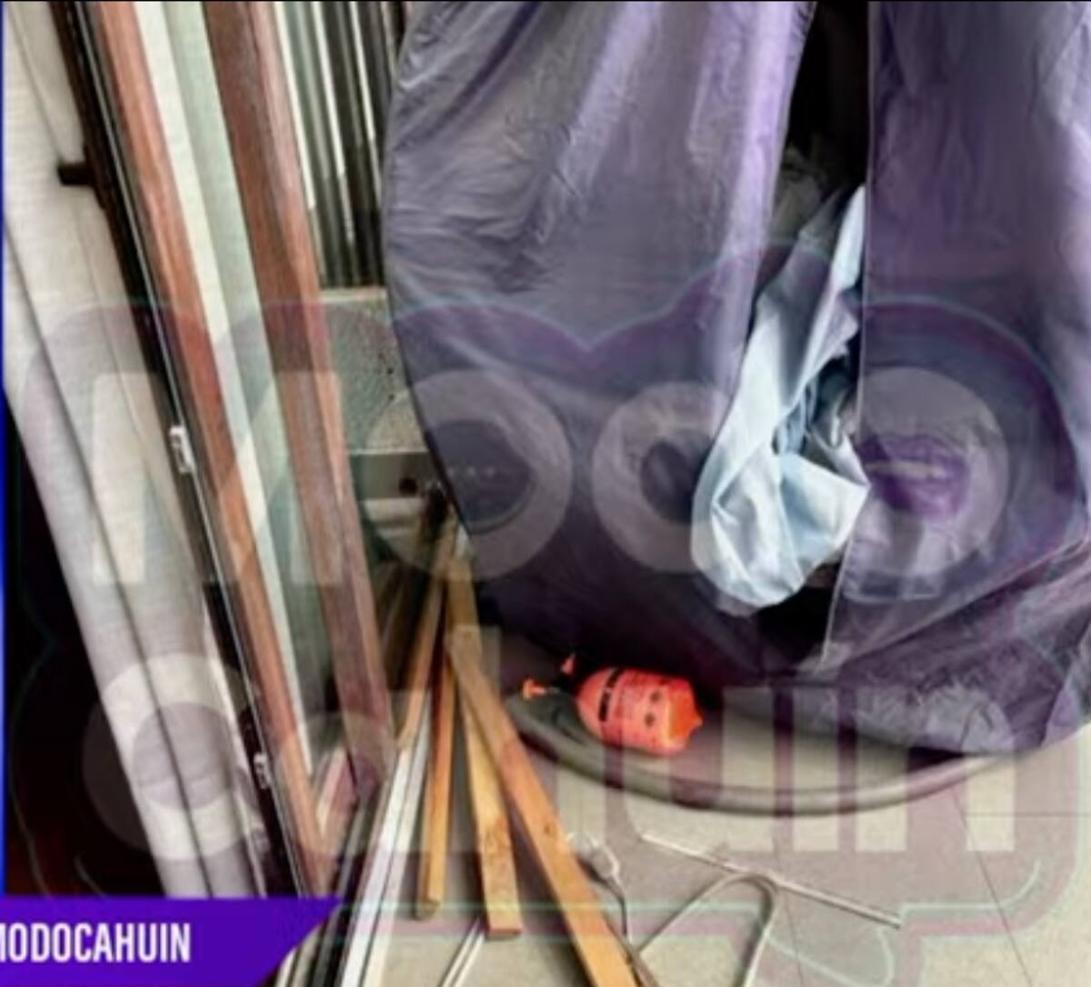 Así quedó la viviendo luego de que ambos se separaran.