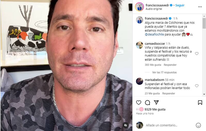 Pancho Saavedra hace un video pidiendo colaboración y los usuarios responde.