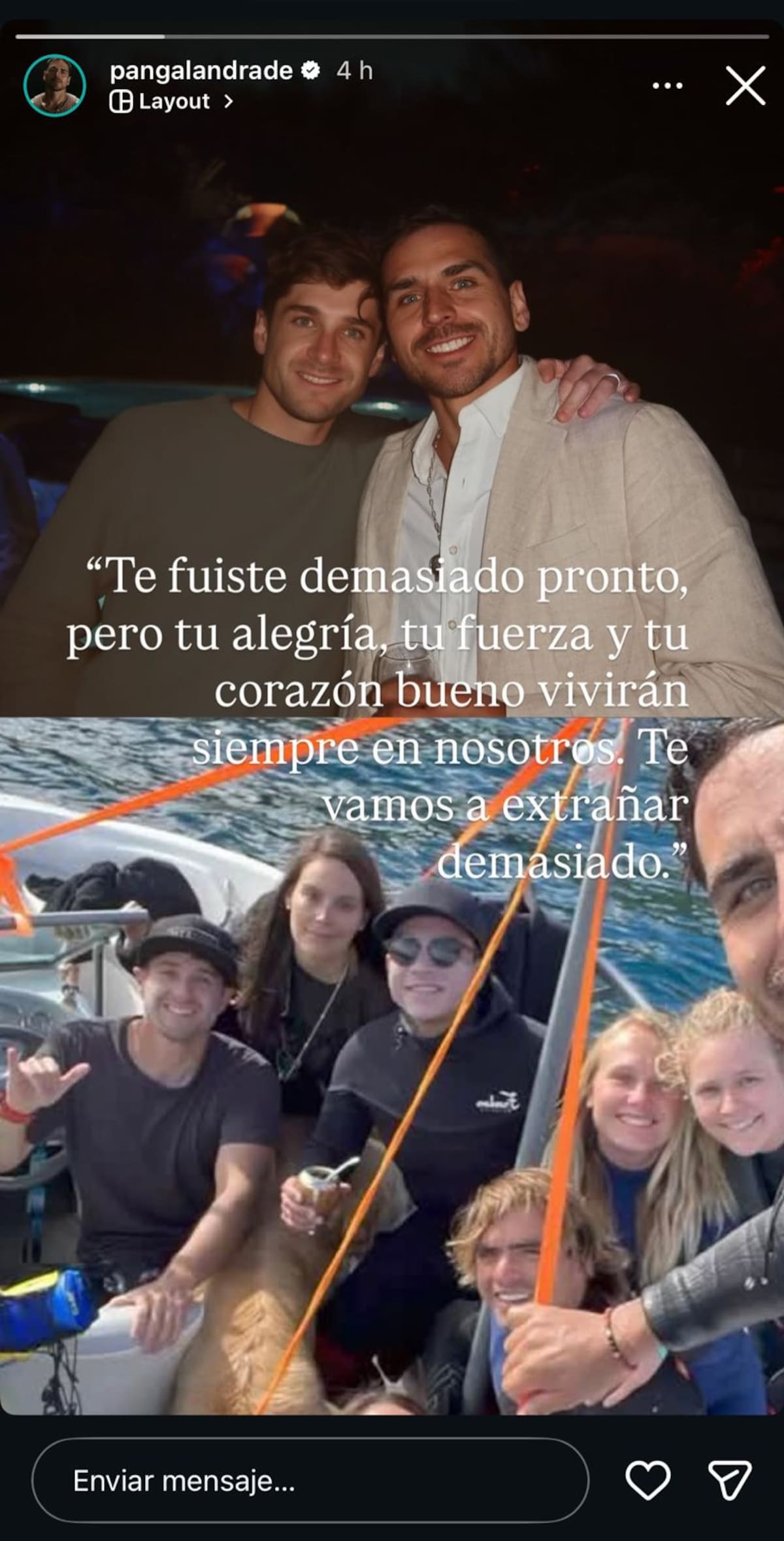 Publicó triste momento a través de su Instagram.
Foto: Instagram