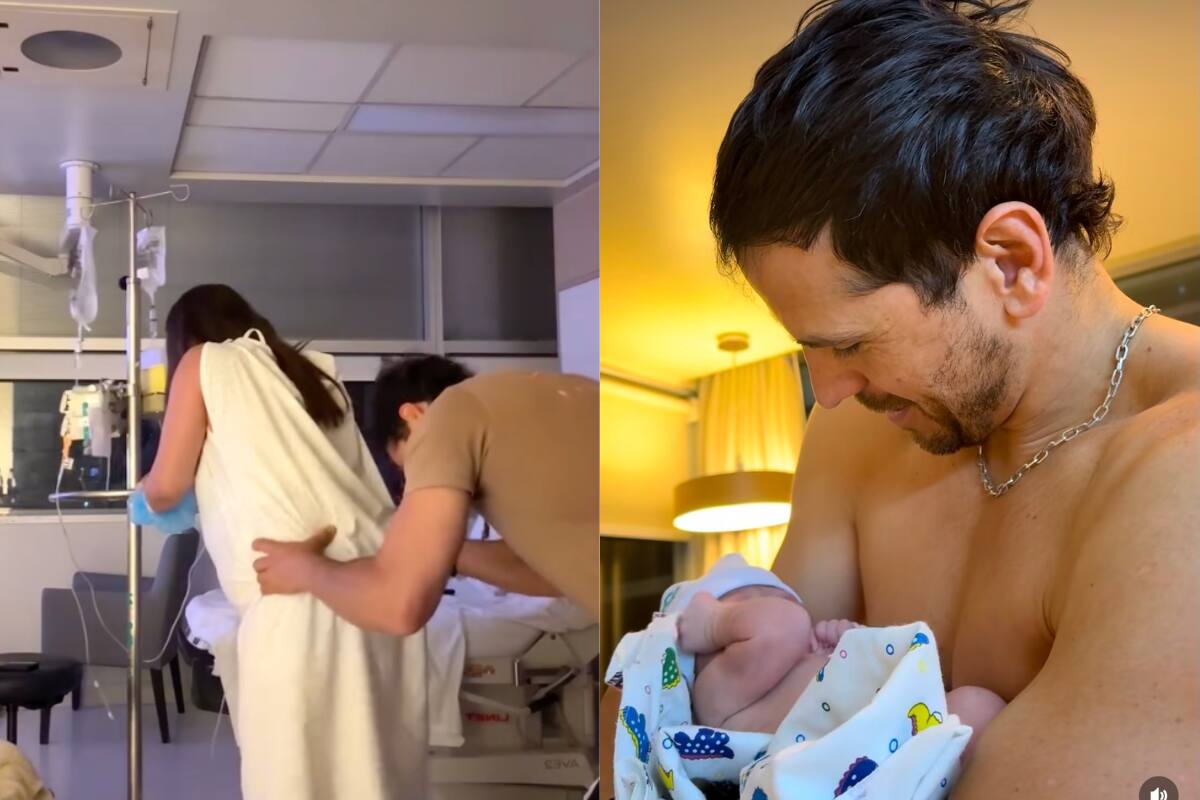 La pareja recibió a su primera hija.