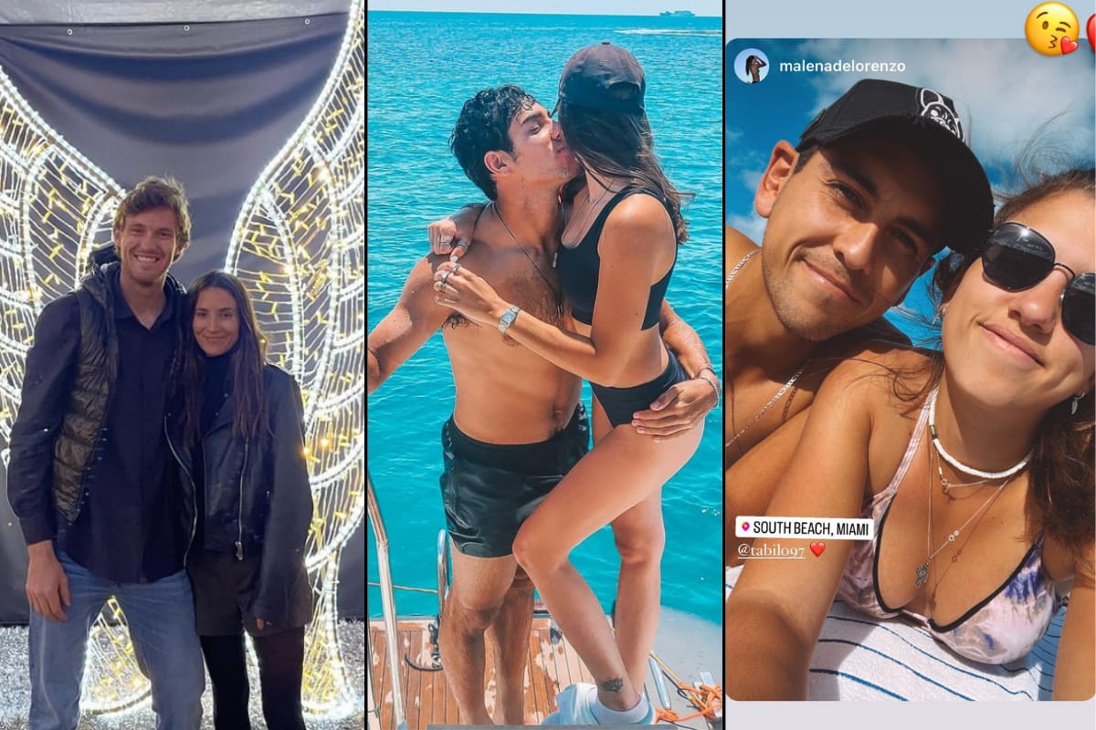 Parejas de Jarry, Garin y Tabilo Laura Urruti, Melanie Goldberg y Dasha Ivanova - Créditos: Instagram
