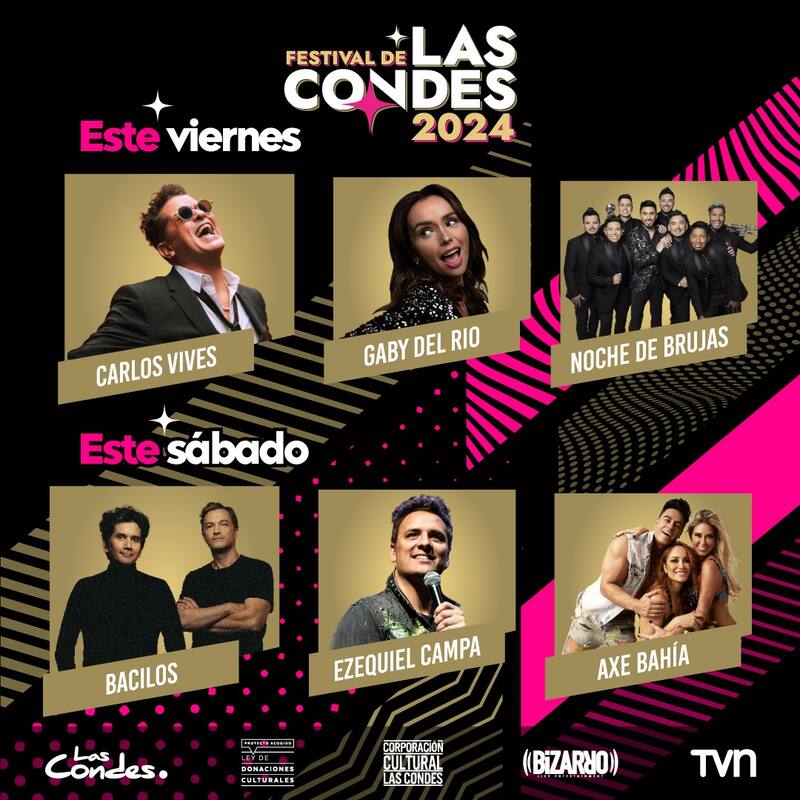 El Festival de Las Condes se realizará el 26 y 27 de enero.