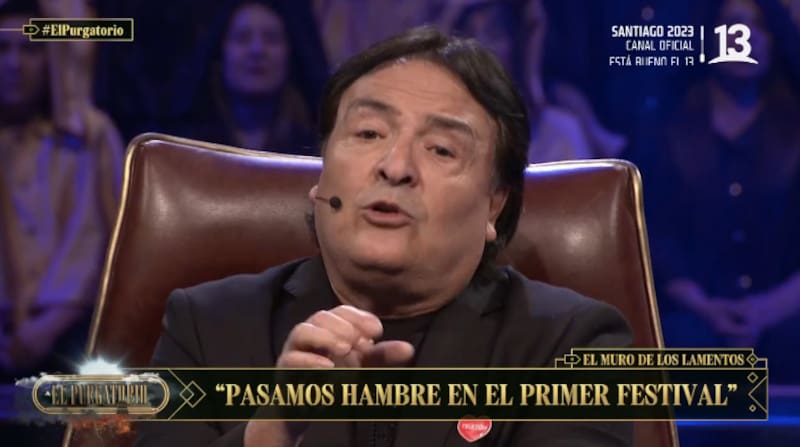 Patricio Mejías en "El Purgatorio". Foto: Canal 13.