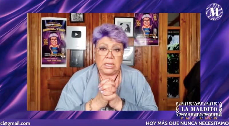 Paty Maldonado critica a Amparo Noguera. Foto: Youtube.