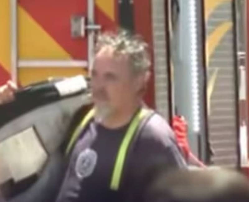 El Flaco resulto herido en incendio.