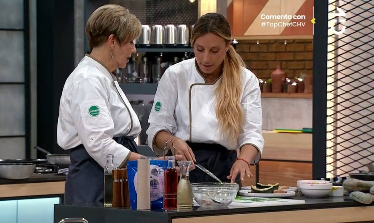 Paulina Nin y Trinidad Cerda formaron dupla en "Top Chef VIP". Créditos: Pantallazo CHV