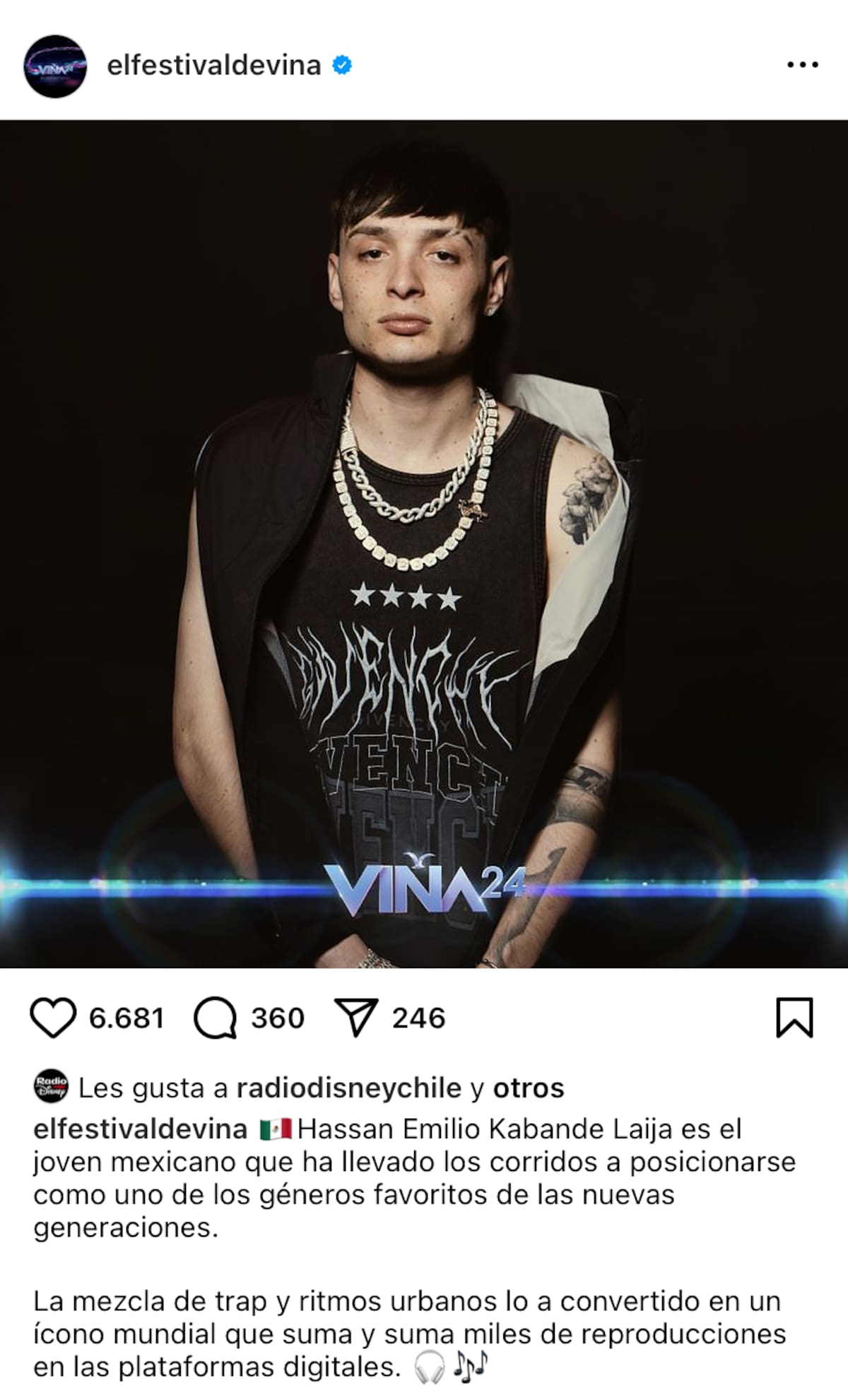 Es posible que bajen del Festival de Viña 2024 a Peso Pluma.