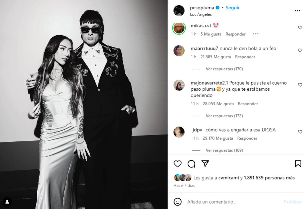Peso Pluma es juzgado por cibernautas, luego de que Nicki Nicole confirmara infidelidad.