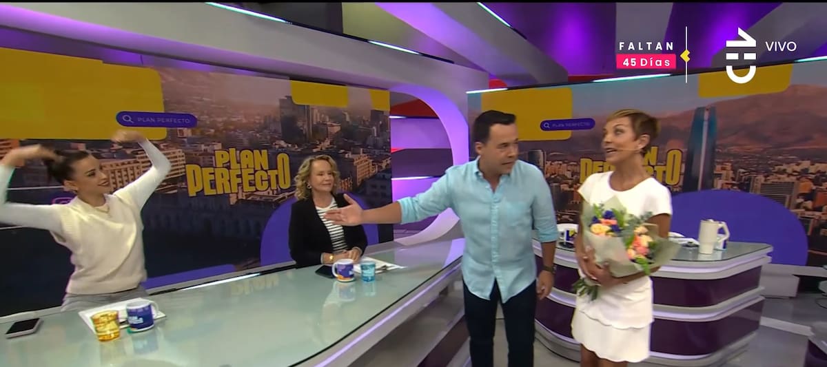 Fran García-Huidobro y Cony Capelli se encontraron finalmente. Foto: Reproducción