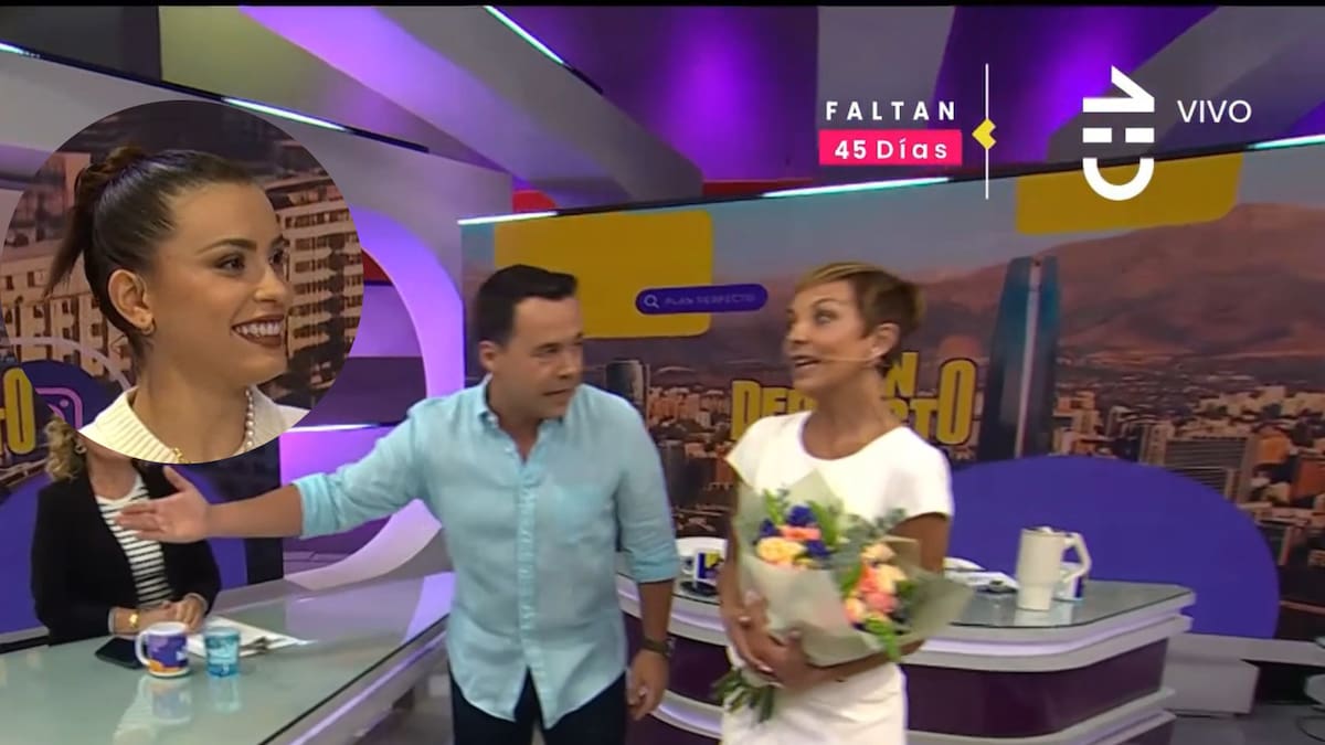 VIDEO| “Le traía una nota”: El sarcástico reencuentro de Fran García-Huidobro y Cony Capelli tras su fuerte polémica