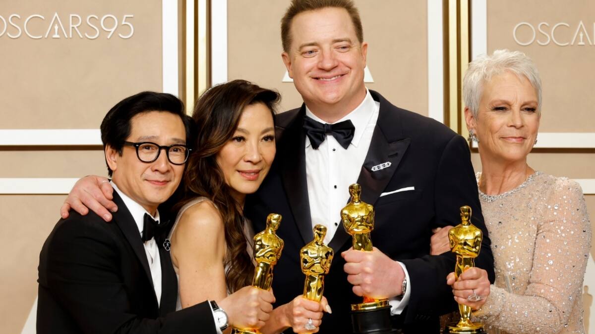 "Todo a la vez en todas partes", Brendan Fraser y más: Revisa la lista completa de los ganadores de los premios Oscar 2023