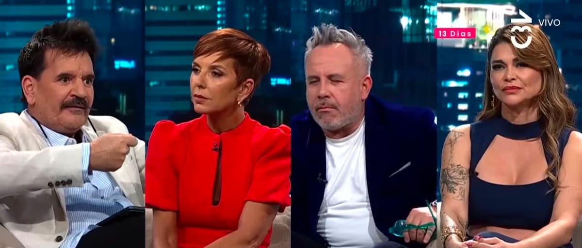 Comentando el nuevo romance de Kika Silva y Cristián Arriagada.
Foto: Captura @CHV