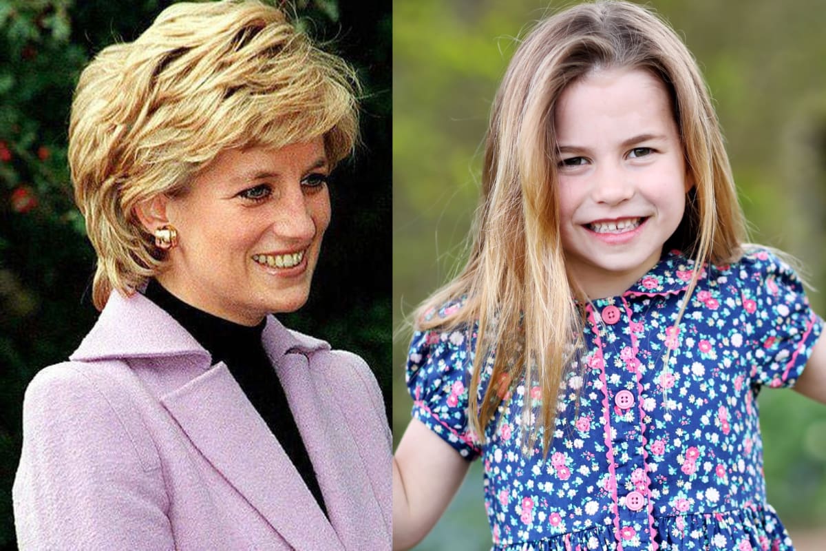 Princesa Charlotte La hija del príncipe William y Kate Middleton hizo una adorable tarjeta en 2019, para honrar la memoria de su abuela paterna, la princesa Diana. - Créditos: Instagram