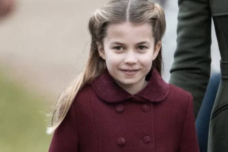 Princesa Charlotte  La menor está por celebrar su cumpleaños número 8   - Créditos: Archivo