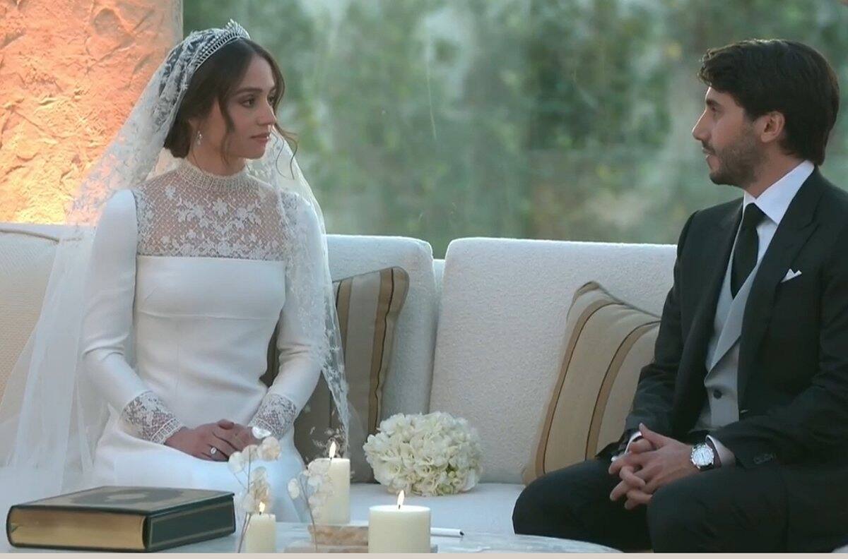 Princesa Iman: Así fue su espectacular vestido de novia y su tiara nueva