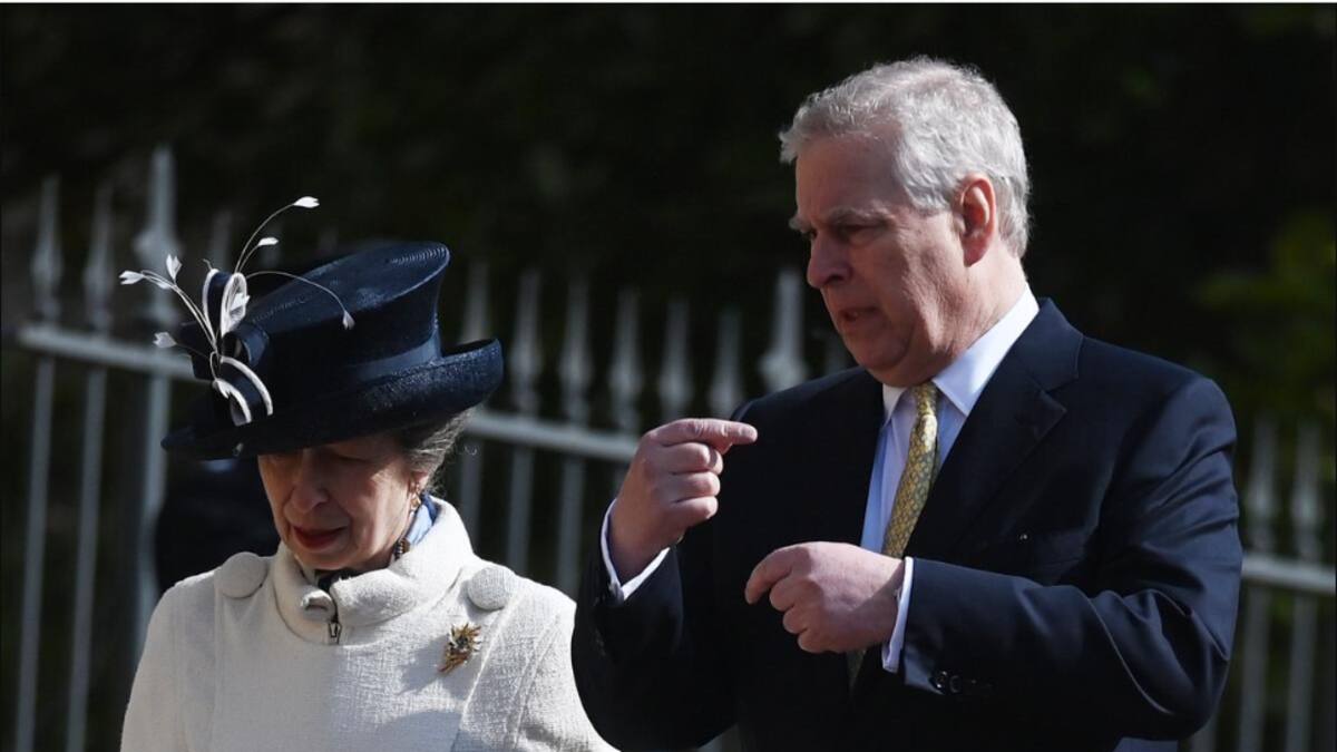 Príncipe Andrés se refugia con la Princesa Ana en la primer Pascua sin la Reina Isabel II