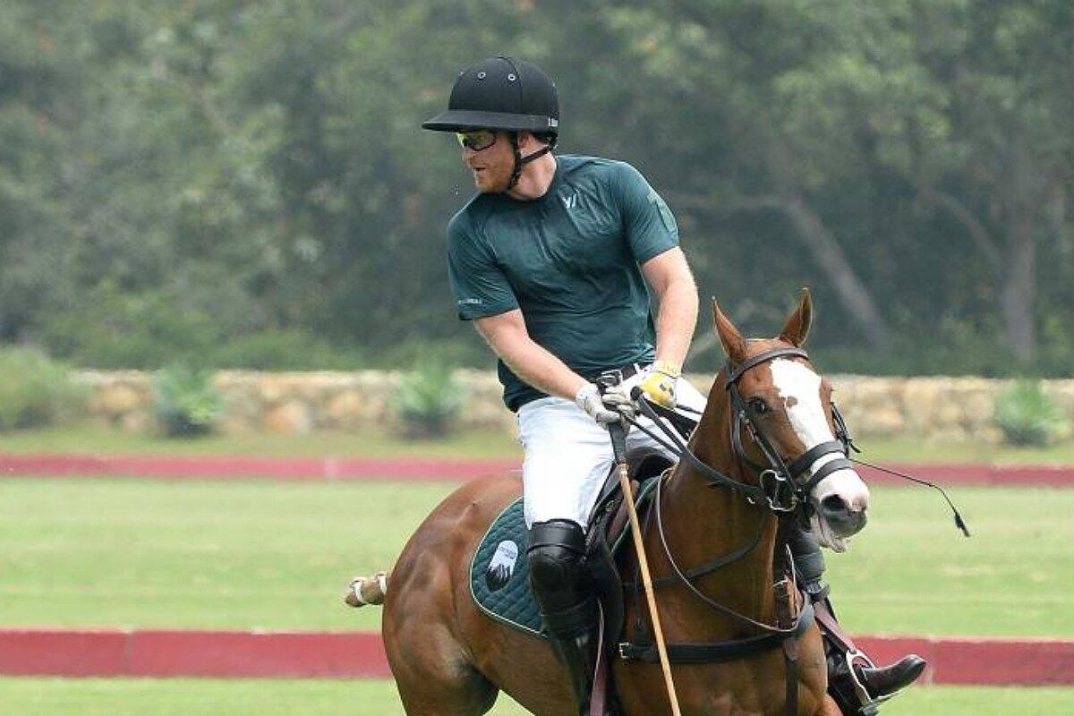 Príncipe Harry El duque de Sussex recuperó su afición al polo en el Santa Barbara Polo & Racquet Club, de California, Estados Unidos - Créditos: Instagram