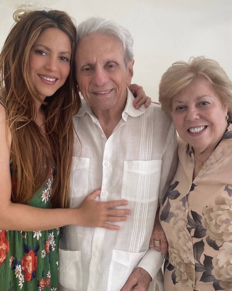 ¿Qué pasará con los papás de Shakira tras la mudanza de la cantante a Miami? - Créditos: Instagram