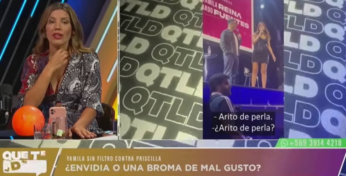 En "Qué te lo digo" analizaron la broma de Yamila Reyna hacia Priscilla Vargas. Créditos: Pantallazo Zona Latina