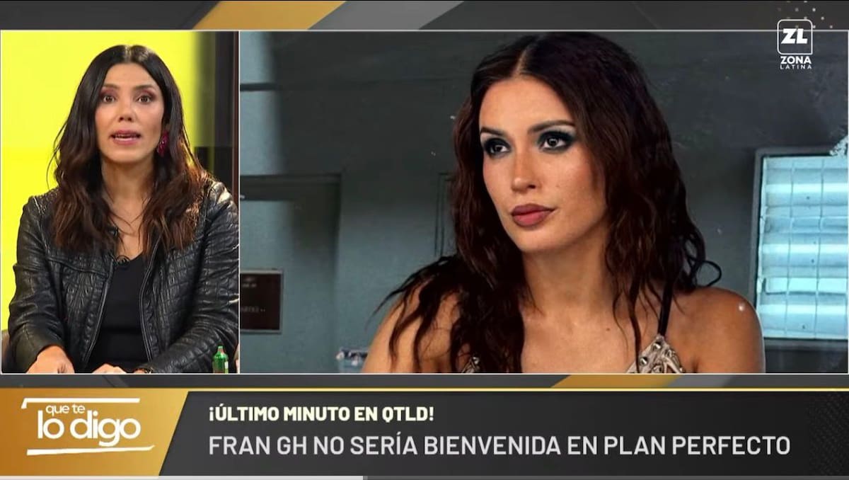 Cony Capelli No estaría contenta con el ingreso de Fran García Huidobro a Plan Perfecto.
Foto: captura @canalzonalatina