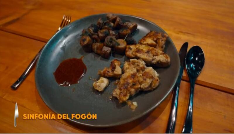 El plato “Sinfonía del fogón” de Raimundo Alcalde.