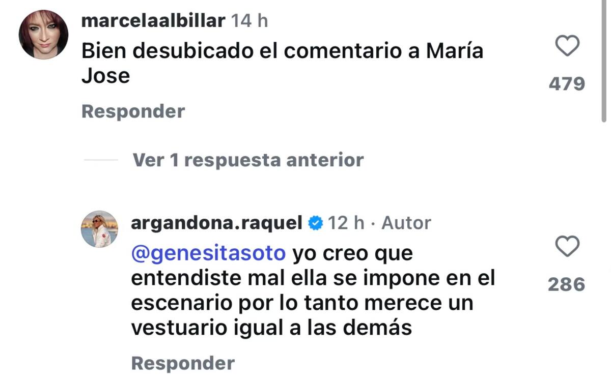 La comunicadora respondió tras duro comentario a María José Quiroz.