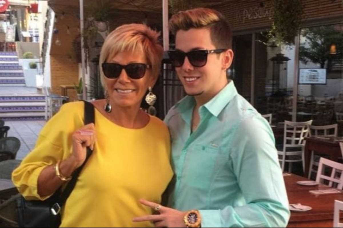 es sorprendida por su hijo, Nano Calderón, quien le hizo un especial regalo