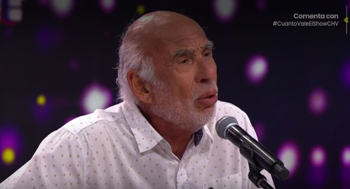 El artista reapareció en la televisión cantando en Cuánto Vale El Show.