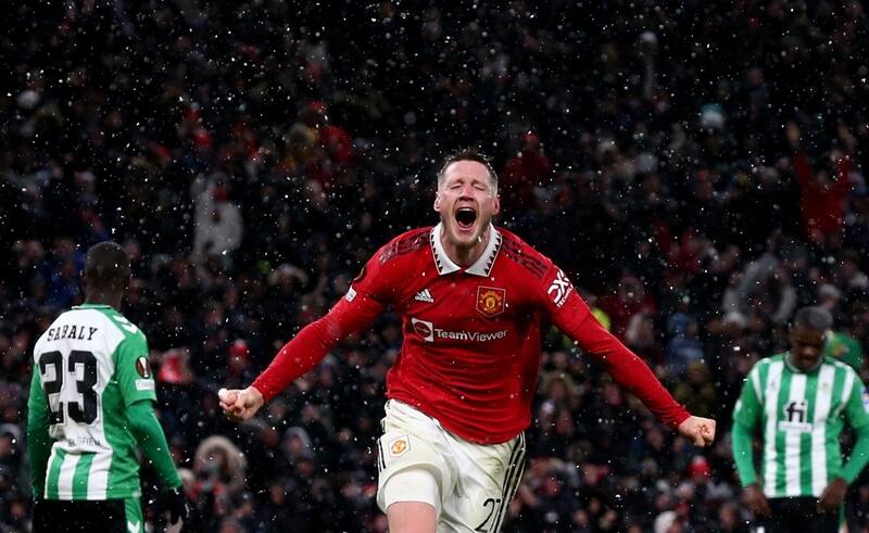 Real Betis vs Manchester United Real Betis vs Manchester United se enfrentan en duelo de vuelta por octavos de final de la Europa League. - Créditos: Agencia EFE