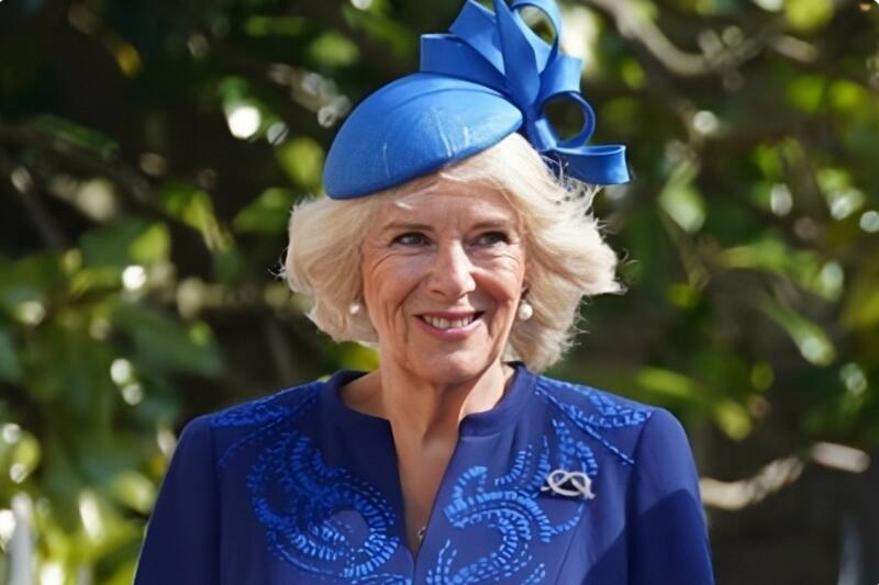Reina Camilla La monarca, junto con el rey Carlos, encabezó el primer servicio de Pascua sin la reina Isabel. - Créditos: Internet
