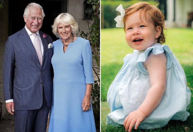 Rey Carlos III, la reina consorte Camilla y Lilibet La pequeña fue bautizada a sus 21 meses de edad.  - Créditos: Instagram