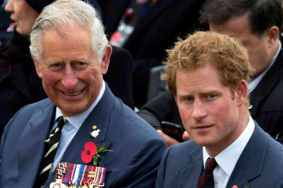 Rey Carlos III Posa con el príncipe Harry. - Créditos: Instagram