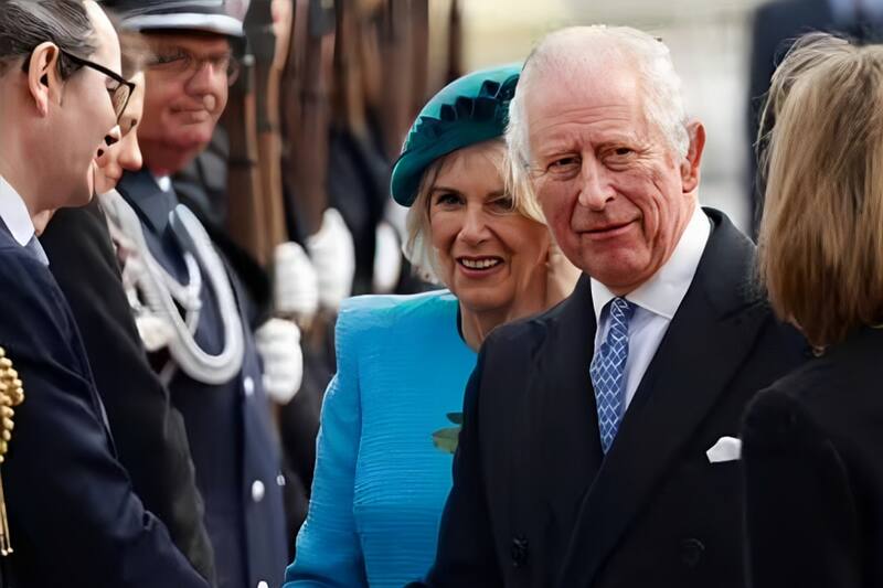 Rey Carlos y reina Camilla La pareja real se encuentra en Alemania. - Créditos: Internet