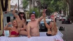 Rey Grupero termina el verano con divertida pool party rodante