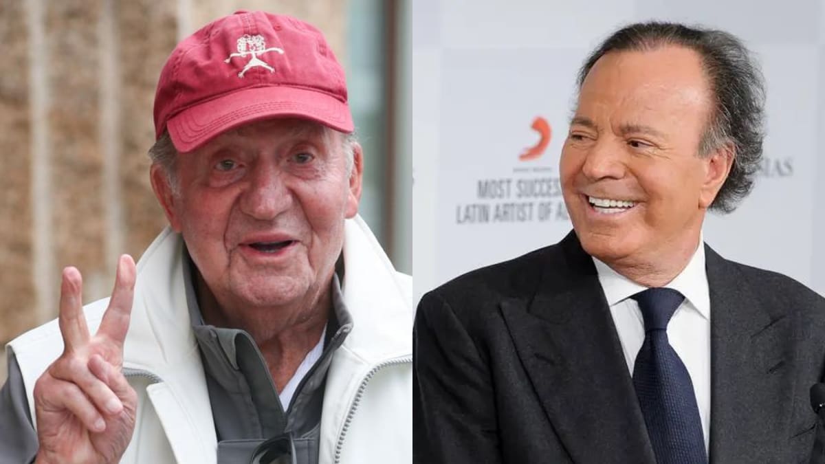 Rey Juan Carlos I reaparece sorpresivamente para saludar a Julio Iglesias en su cumpleaños 80