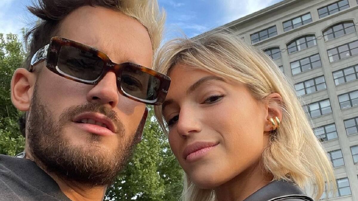 Stefi Roitman y Ricky Montaner suben momento exacto en que lanzan el ramo y la liga durante su casamiento