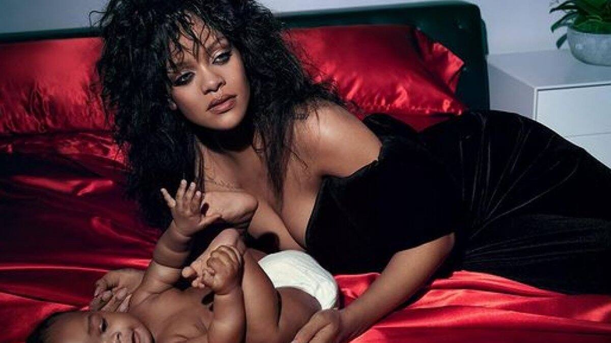 Rihanna celebra el primer cumpleaños de su bebé y se revela su original nombre