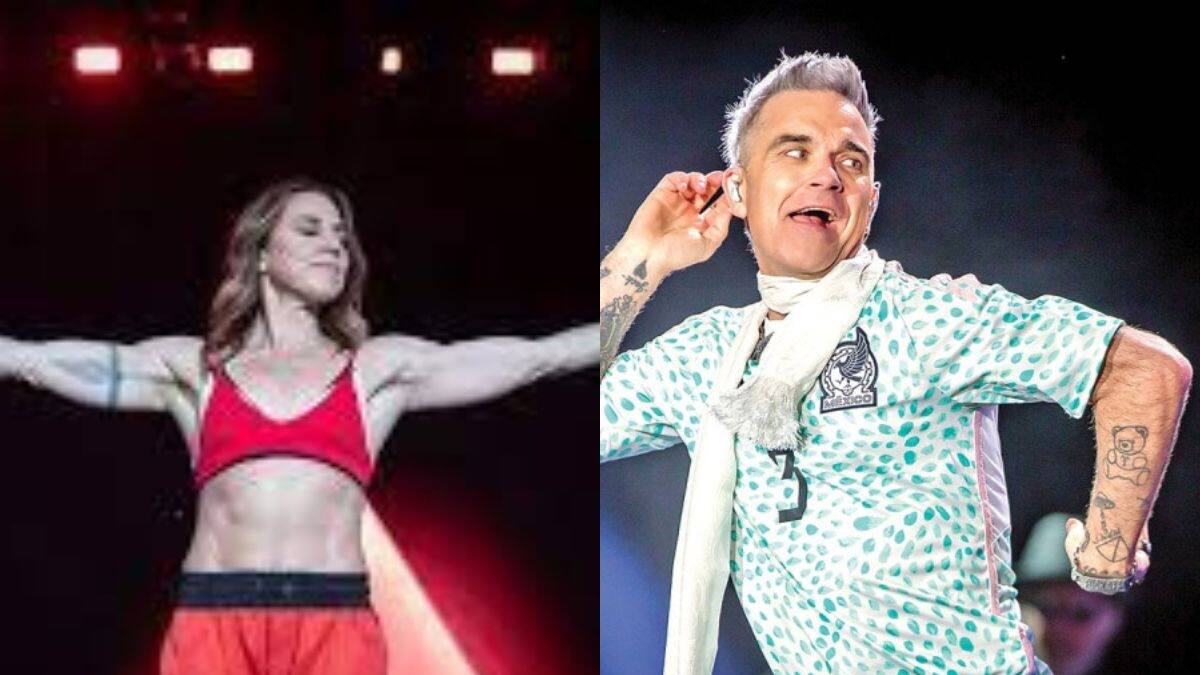 Robbie Williams enloquece a sus fans mexicanos en el Tecate Emblema y su ex le lanza una indirecta