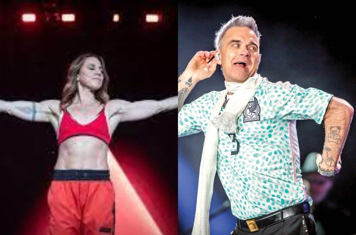 Robbie Williams enloquece a sus fans mexicanos en el Tecate Emblema y su ex le lanza una indirecta