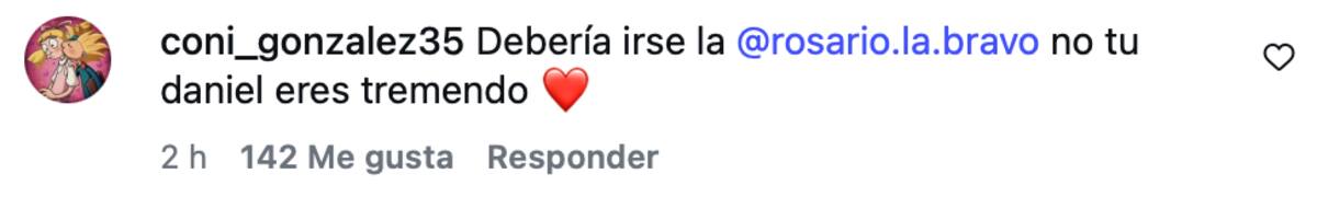 Usuarios defienden a Daniel Fuenzalida.