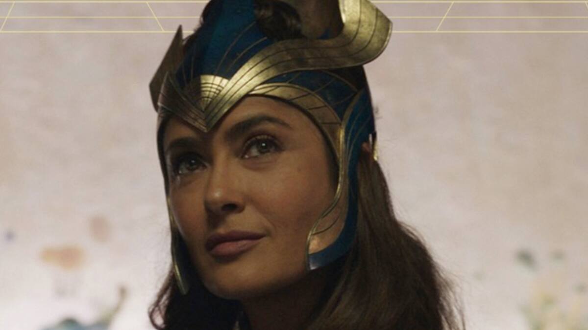 "Vi mi cara morena": Salma Hayek lloró al verse como superheroína en "Eternals"