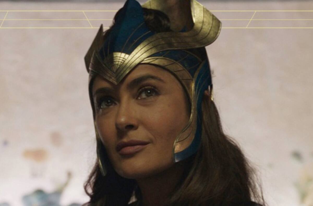 "Vi mi cara morena": Salma Hayek lloró al verse como superheroína en "Eternals"